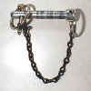 Chain retainer for hitch pin.